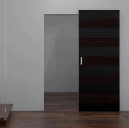Rothnow® Lacquer Wooden Sliding Ghost Door, 800mm wide and 2100mm high, with white finish and smooth sliding design.