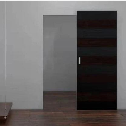 Rothnow® Wooden Sliding Ghost Door, white lacquer finish, 800mm width, 2100mm height, wall-thick door for modern interiors