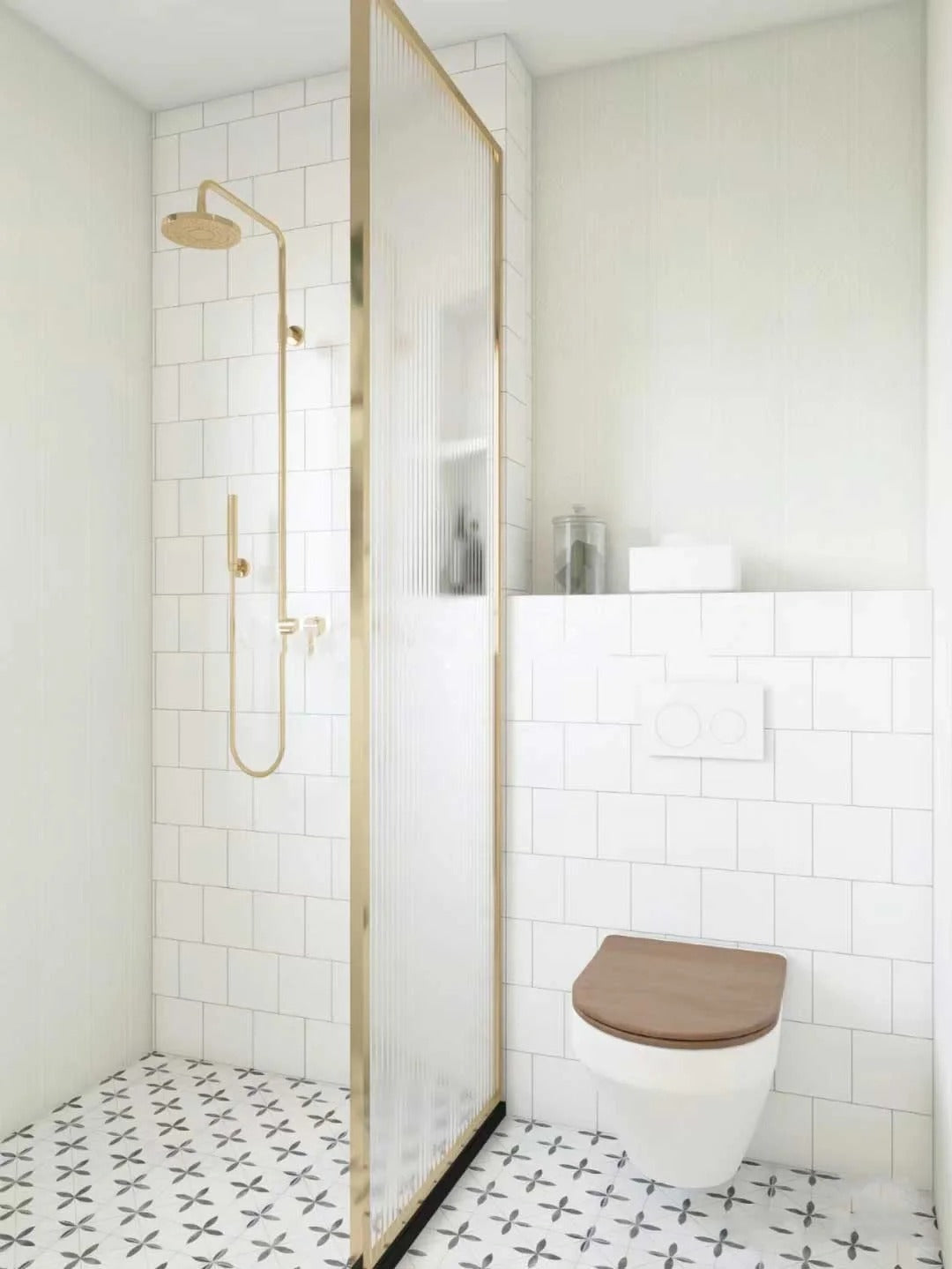 Rothnow® aluminum bathroom partition with clear glass and slim frame, 16x45 series for shower room or bathroom separation