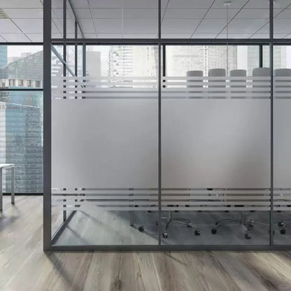 Rothnow® Aluminum Partition 16x45 Series slim frame office partition with clear glass and white finish, 800mm wide by 2200mm high.