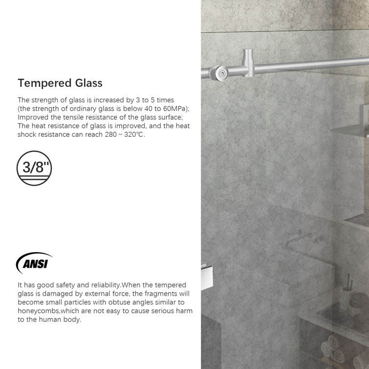 Black Rothnow North American Style Shower Panel with double sliding door, 900mm wide, 2200mm high, modern bathroom shower enclosure