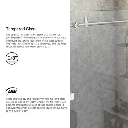 Black Rothnow North American Style Shower Panel with double sliding door, 900mm wide, 2200mm high, modern bathroom shower enclosure