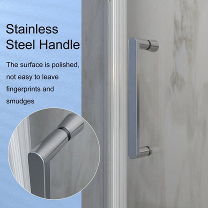 Rothnow North American style grey shower panel with sliding shower door and walk-in bathtub for modern bathroom.