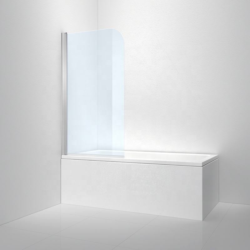 Black Rothnow® shower panel and walk-in bathtub shower door, 900mm wide by 2200mm high, with sleek glass design.