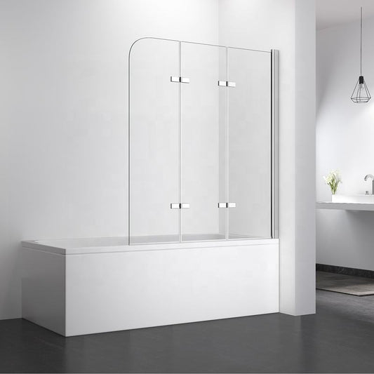 Rothnow® black walk-in bathtub shower door, 900mm wide and 2200mm tall, with sleek glass panels and modern design