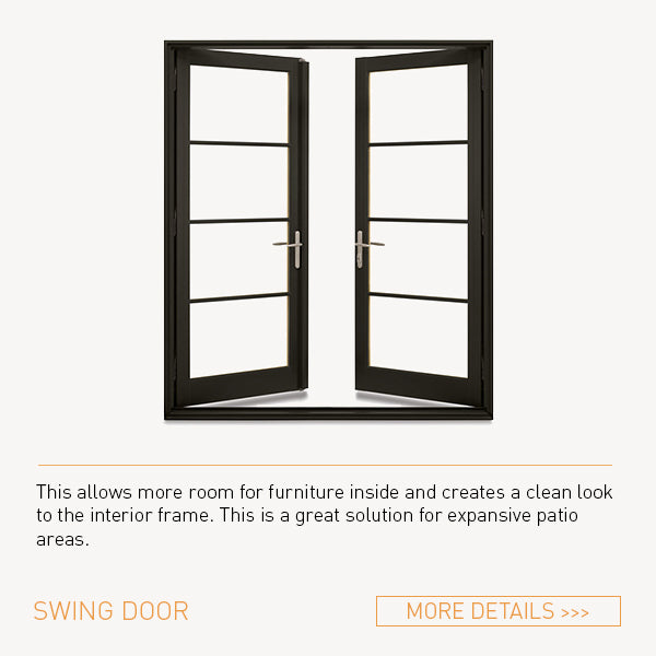 Rothnow® Aluminum Door 50 Series swing door in black with dimensions 900mm W x 2200mm H, showcasing sleek modern design.