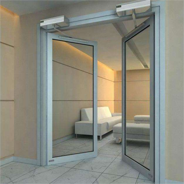 Rothnow® Aluminum 50 Series Swing Interior Door, black finish, 900mm wide by 2200mm high with 150mm frame for modern interior use