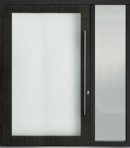 Rothnow® French Style Aluminum Door 46 Series, black pivot and French-style door with sleek modern design, 900mm wide, 2200mm high