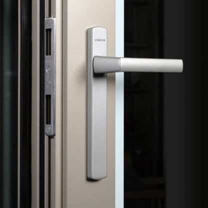 Rothnow® oversized aluminum swing door 55 Series, 1.8mm thick, black finish, 900mm wide by 2200mm high, with 150mm width.