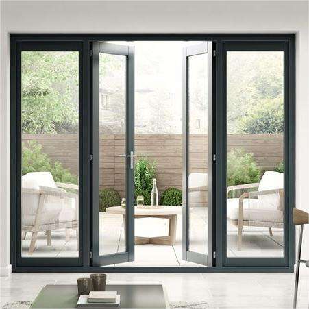 Rothnow® oversized aluminum swing door, 55 Series, 1.8mm thickness, black finish, 900mm width, 2200mm height.