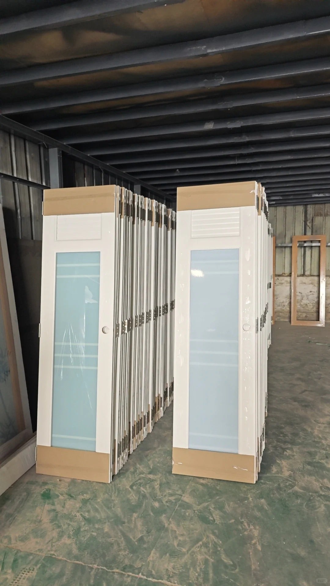 Rothnow Vinyl UPVC door with black finish, 900mm wide and 2200mm high, swing door for exterior or interior use.