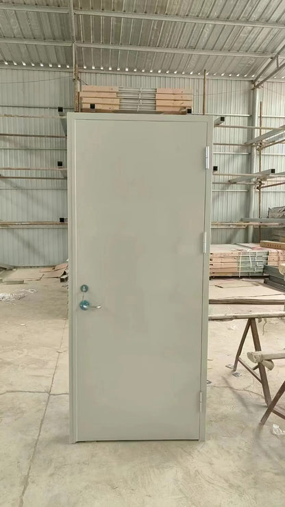 Rothnow Steel Fire-Rated Door RN-SFD03, swing door with steel construction, 990mm width, 2360mm height, wall thickness 150mm.