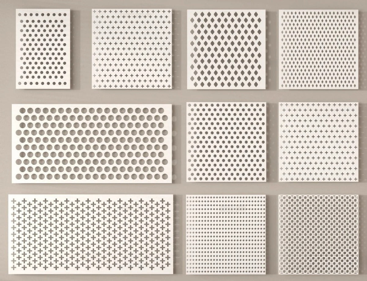 Black Rothnow aluminum ceiling panel from the Rothnow® Ceiling RNAC02 series, customized size, installed in a modern ceiling.