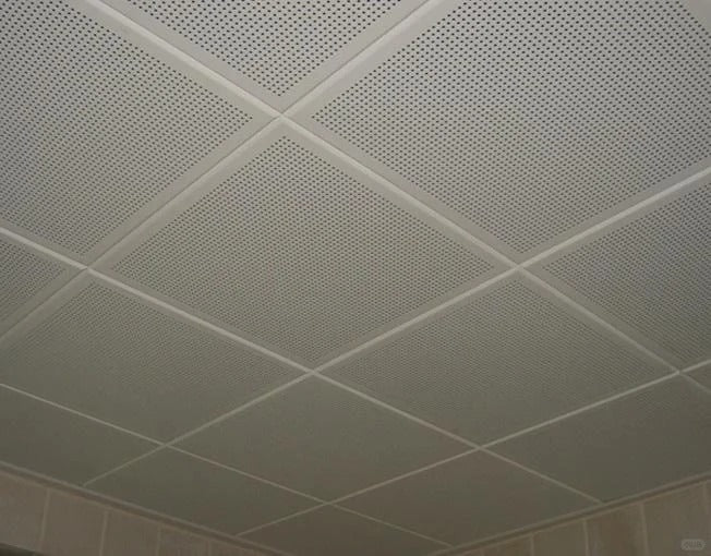 Black Rothnow aluminum ceiling panel from the Rothnow® Aluminum Ceiling RNAC03 series, showing a sleek, customized size design.