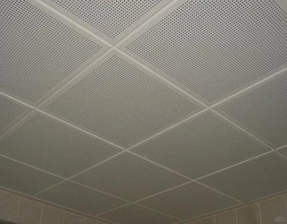 Black Rothnow aluminum ceiling panel from the Rothnow® Aluminum Ceiling RNAC03 series, showing a sleek, customized size design.