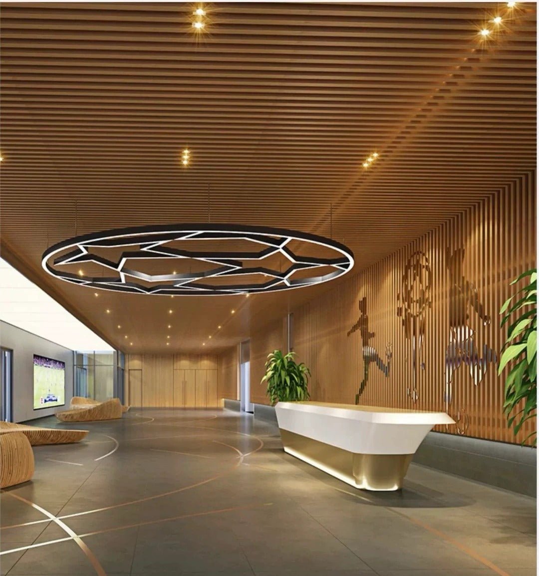 Black Rothnow aluminum ceiling panel from the Rothnow® Aluminum Ceiling RNAC04 series, customized size, sleek ceiling installation.
