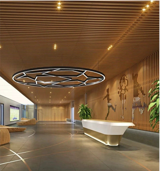 Black Rothnow aluminum ceiling panel from the Rothnow® Aluminum Ceiling RNAC04 series, customized size, sleek ceiling installation.