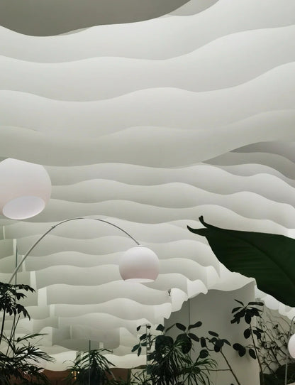Black Rothnow aluminum ceiling panel, custom-sized Rothnow® ceiling tile with sleek, modern design for interior ceilings.