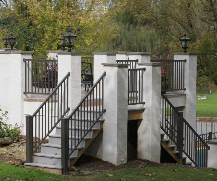 Black Rothnow Aluminum Railing RNAR03 with custom size, showcasing sleek, durable aluminum design for safety and style.