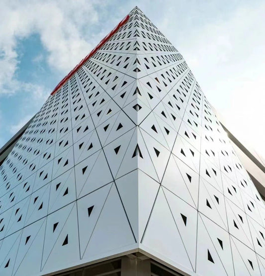 Black Rothnow® aluminum panel curtain wall window panel for modern building facade, customizable size and sleek design.
