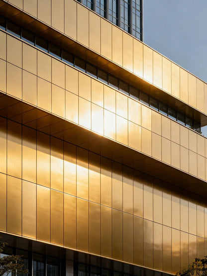 Black Rothnow aluminum panel curtain wall with customizable size, featuring sleek window design for modern building facades.
