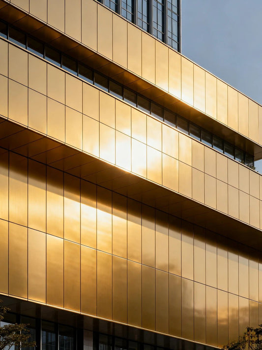 Black Rothnow aluminum panel curtain wall with customizable size, featuring sleek window design for modern building facades.