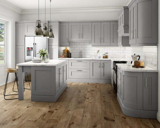 Rothnow solid wood kitchen cabinet with black finish, custom size, designed for modern kitchen storage and organization.