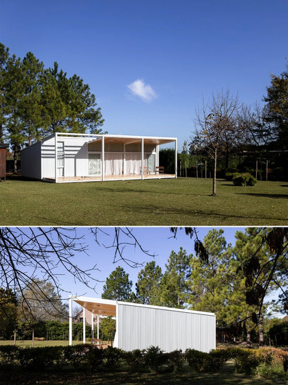Black Rothnow Prefab House RNPH010 DIY container villa, steel structure building with customizable size and modern design.