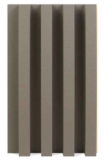 Black Rothnow® Wall Panel RNBW01 made of bamboo fiber board, showcasing a sleek, modern interior wall design.