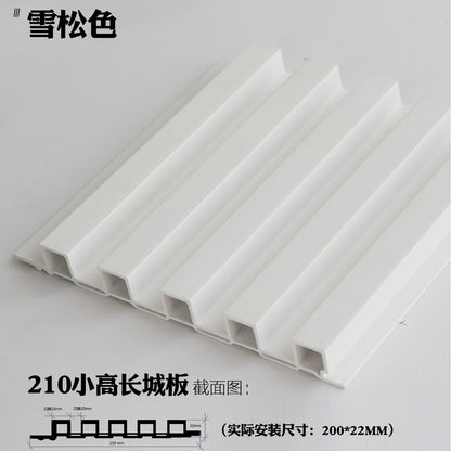Rothnow Wall Panel RNBW01 in black bamboo fiber board for interior wall decor, showcasing textured surface and modern design.