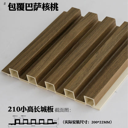 Rothnow Wall Panel RNBW01 Bambo Fiber Board, black, customized size, modern wall panel for interior decoration.