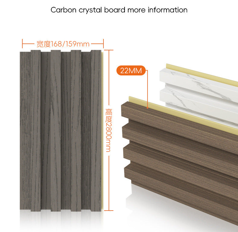 Rothnow wall panel RNBW02 made of bamboo fiber board, black color, decorative wall panel for interior design, close-up view