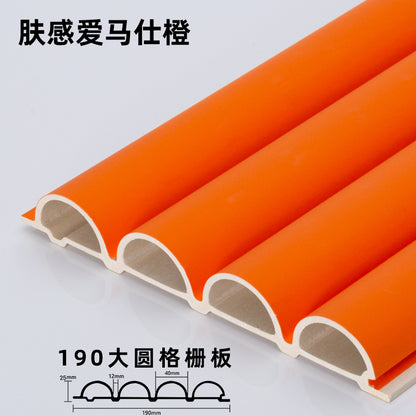 Rothnow wall panel made of bamboo fiber board with a waved design, black color, customized size for interior wall decor.