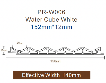 Rothnow wall panel RNBW04 Bambo fiber board with waved design, black custom-sized wall panel for interior decoration.
