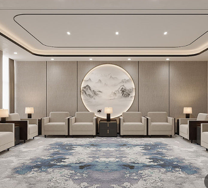 Rothnow wall panel RNBW05 in black bamboo fiber board, customized size, showcasing modern interior wall decor.