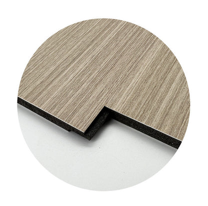 Rothnow Wall Panel RNCB02 Carbon Crystal Board from Wood Grain Series, black textured surface, customized size, modern interior decor