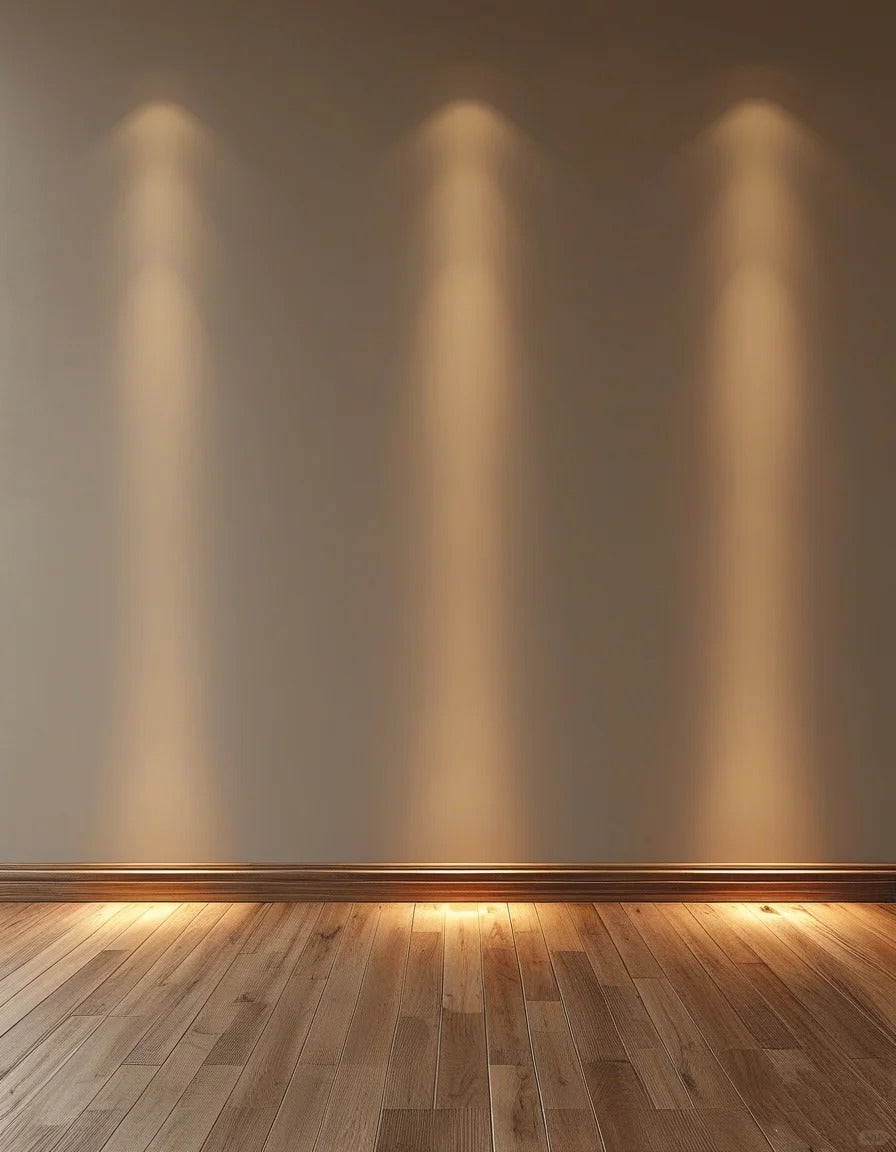 Rothnow Wall Panel from the Wood Grain Series, black Carbon Crystal Board with textured wood grain surface.