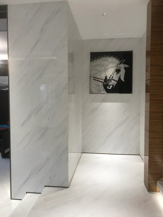 Rothnow® Wall Panel RNCB05 in black with stone pattern from the Carbon Crystal Board series, showcasing textured design and custom sizing.