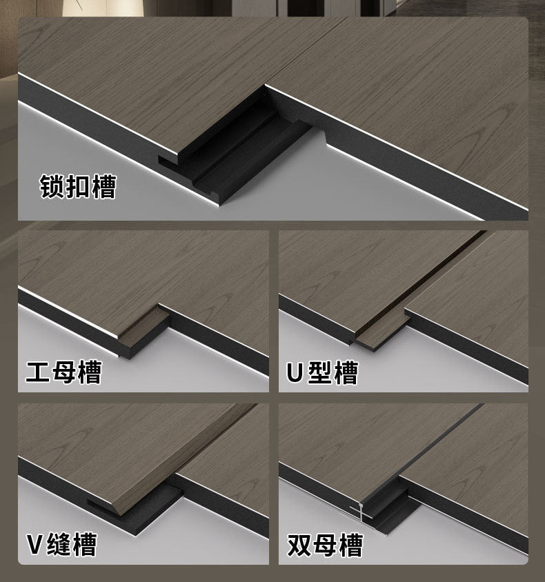 Rothnow Wall Panel RNCB07 Carbon Crystal Board from Fabric Series, black stone-patterned wall panel for interior decor.