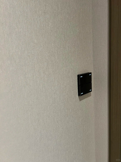 Rothnow wall panel RNCB08 in black with stone pattern, featuring carbon crystal design for modern interior wall decoration.