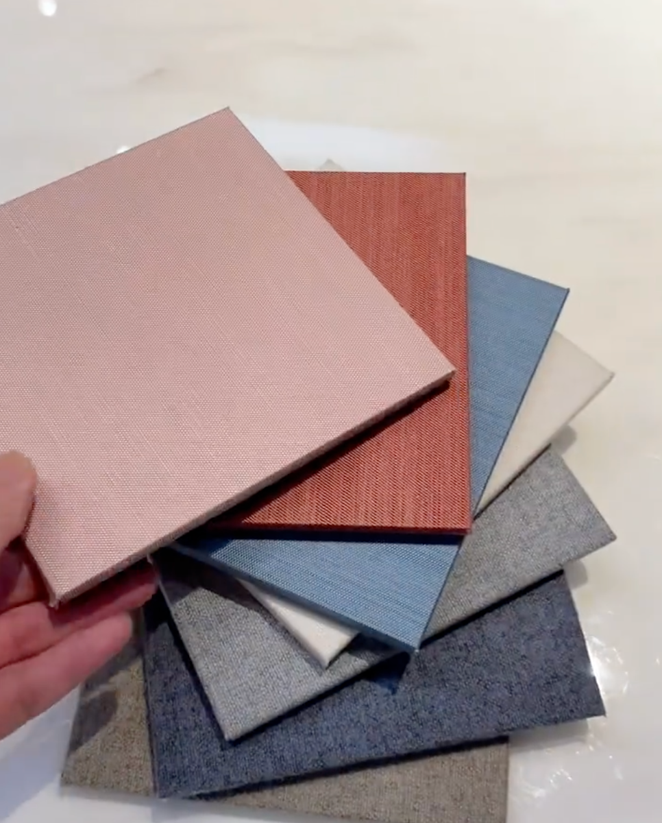 Black Rothnow® sound-proof wall panel RNSP02, customized size, textured wall panel for acoustic insulation and modern decor.