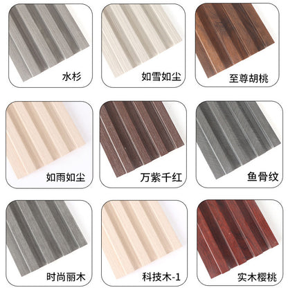 Rothnow® wall panel in black, solid wood, customized size, modern design for interior wall decoration.