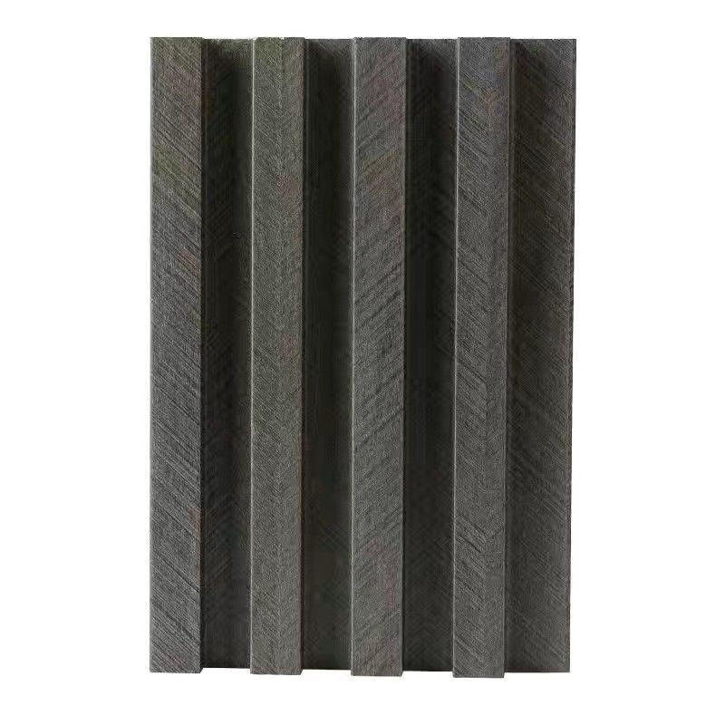 Rothnow® solid wood wall panel RNSW02, customized size in black, showcasing a sleek, modern wall panel design.