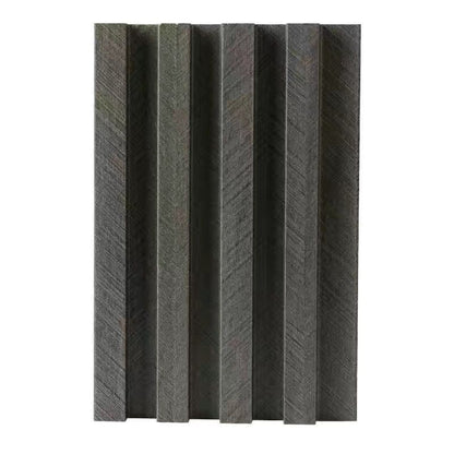 Rothnow® solid wood wall panel RNSW02, customized size in black, showcasing a sleek, modern wall panel design.
