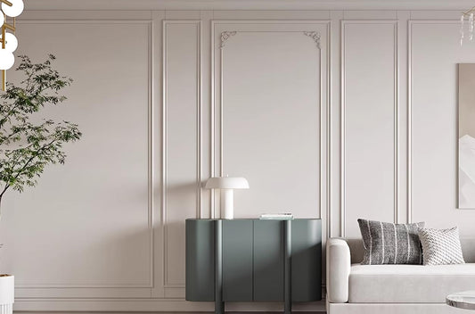 Rothnow® solid wood French wall panel, custom-sized black wall panel for interior decor, showcasing elegant wood craftsmanship.