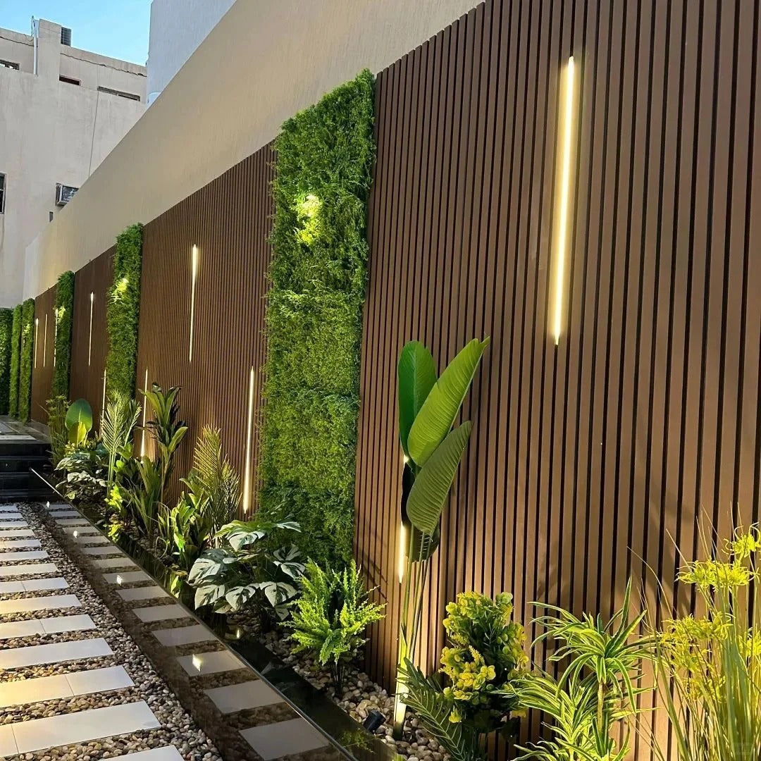Black Rothnow wall panel with a Great Wall shape, used for wall cladding, showcasing textured, customized design for interior or exterior.