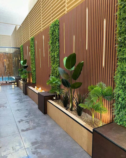 Black Rothnow wall panel with a great wall shape, showcasing textured wall cladding for modern interior decor.