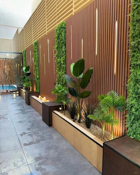 Black Rothnow wall panel with a great wall shape, showcasing textured wall cladding for modern interior decor.
