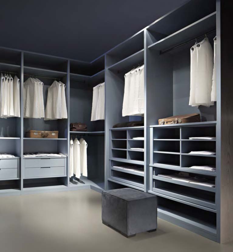 Black Rothnow Wardrobe-RNW11-WIC with customizable size and safety guard rail for secure storage.