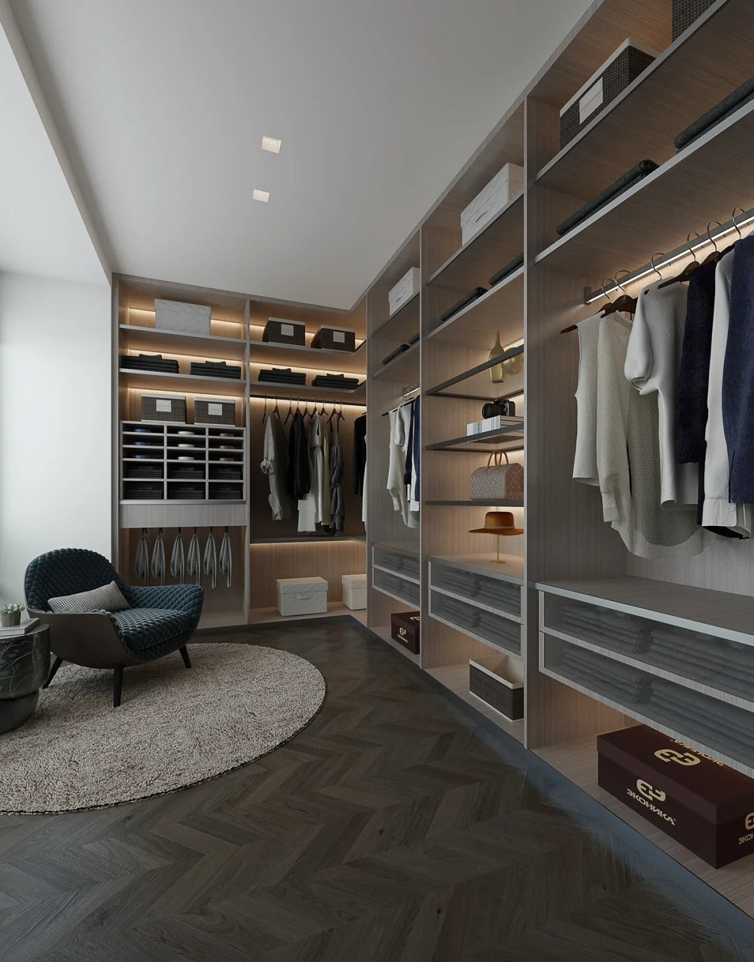 Black Rothnow wardrobe railing with customized size, sturdy metal design, suitable for closet organization and storage.